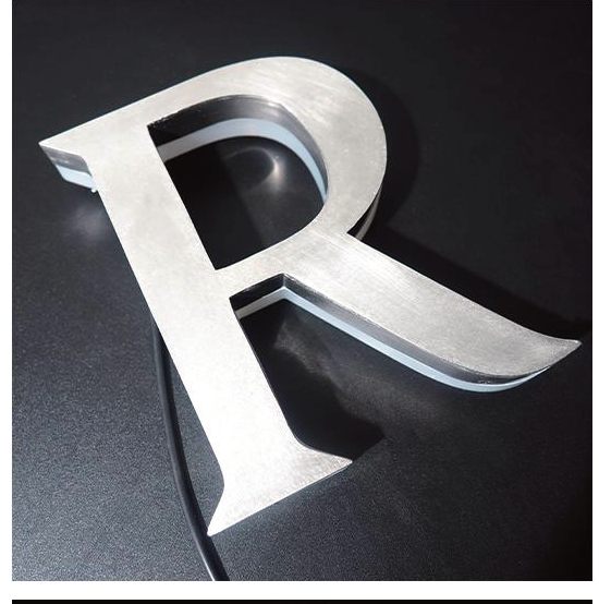 Backlit (halo) letters example